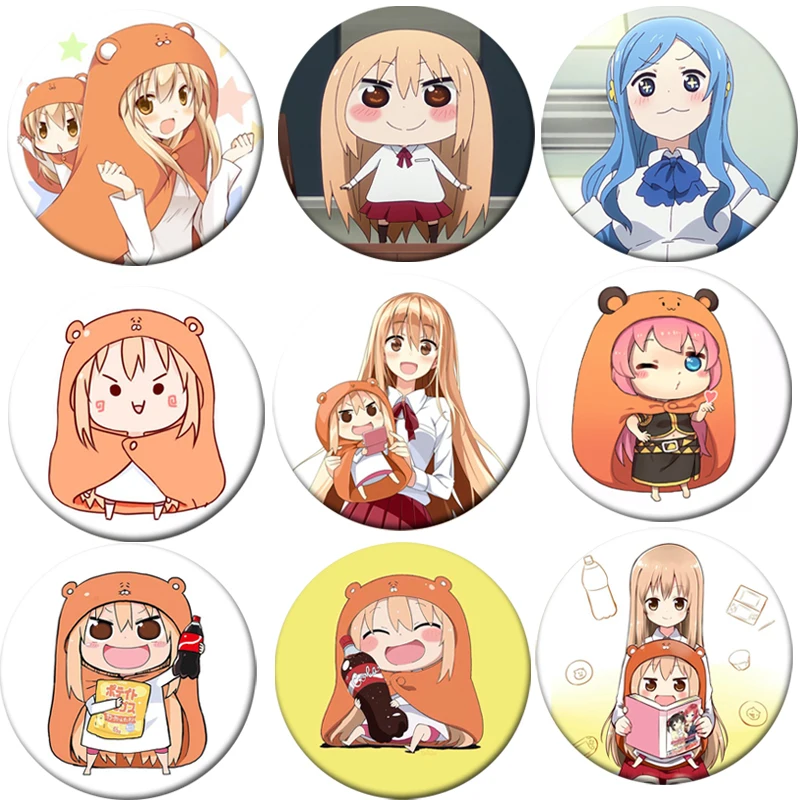 1 шт. Himouto! Мужские значки для рюкзака одежды|badge collection|brooch pinsbadges for bag |