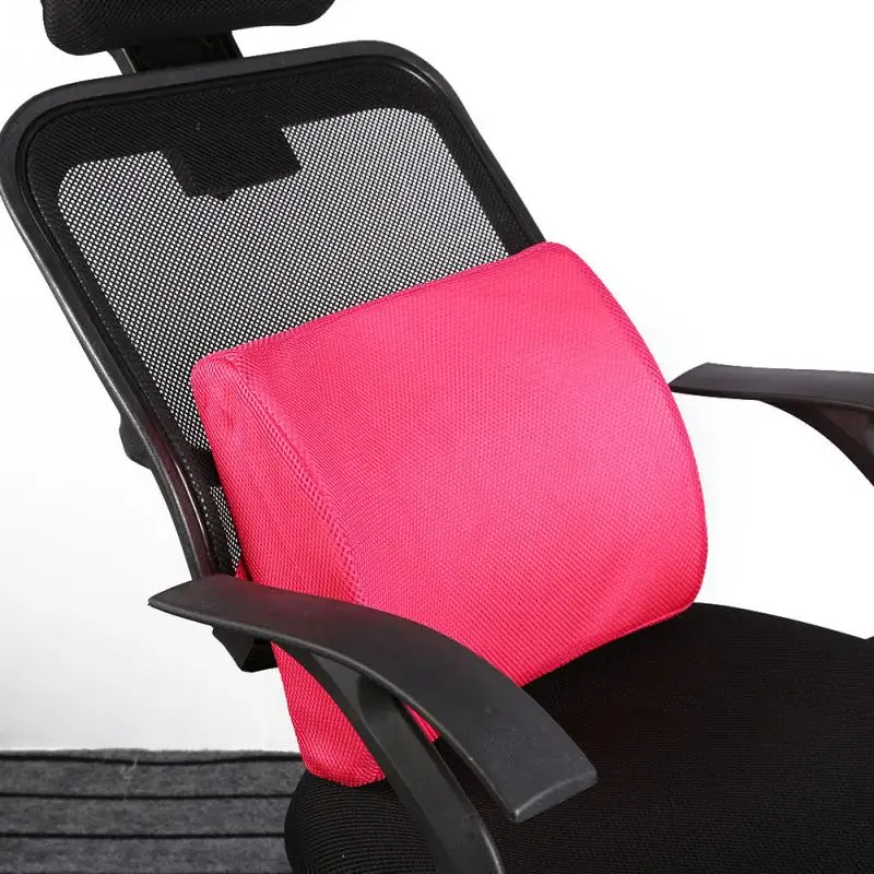 Memory Foam Lumbar Cushion Lower Back Support Pillow Posture Correcting Car Seat Home Office Chair | Дом и сад
