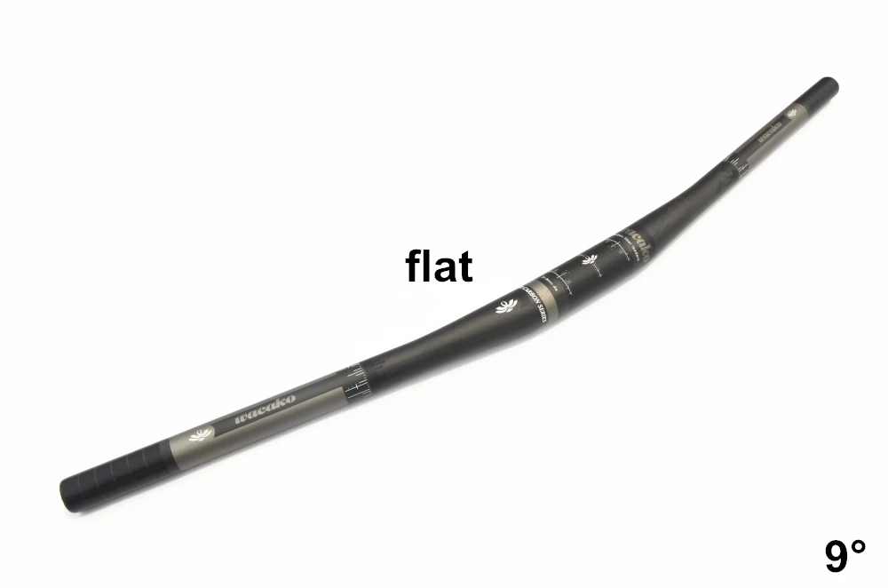 Цена Wacako Топ руль из углеродного волокна Плоский Руль Горный Руль 31,8*600/620/640/660/680/700/720 мм