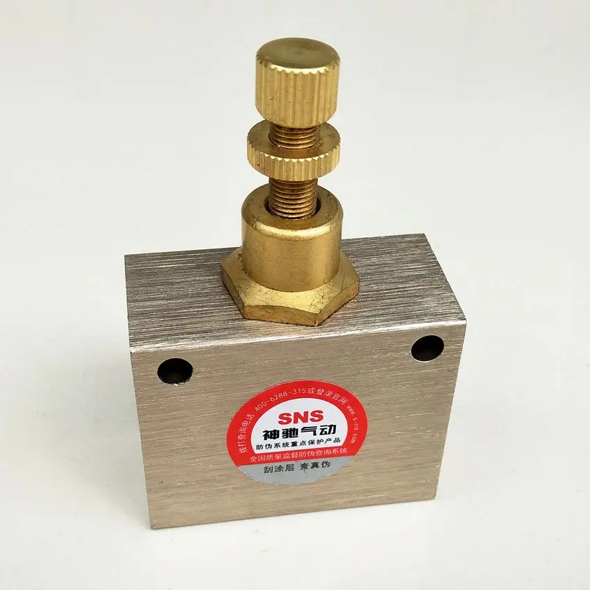 Пневматический Соленоидный клапан с регулировкой скорости ASC-15 1/2 дюйма |