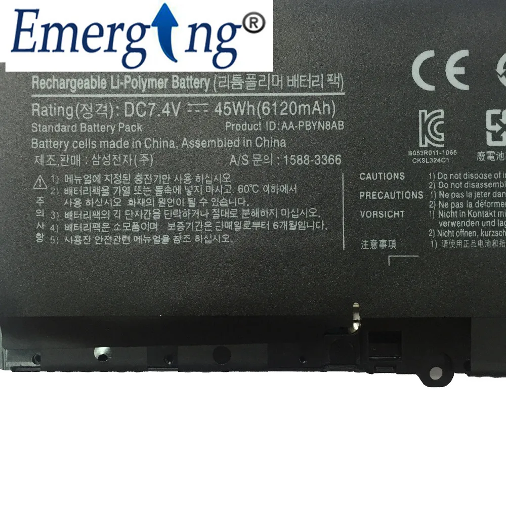 7 4 В 45 Вт/ч новая Оригинальная батарея для ноутбука SAMSUNG NP530U4B-A01US 530U4C 535U4C |