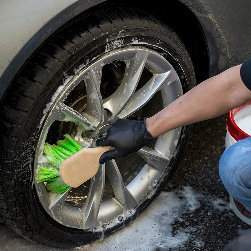1 шт. щетка для колес и шин с короткими ручками специальный дизайн устойчивые к