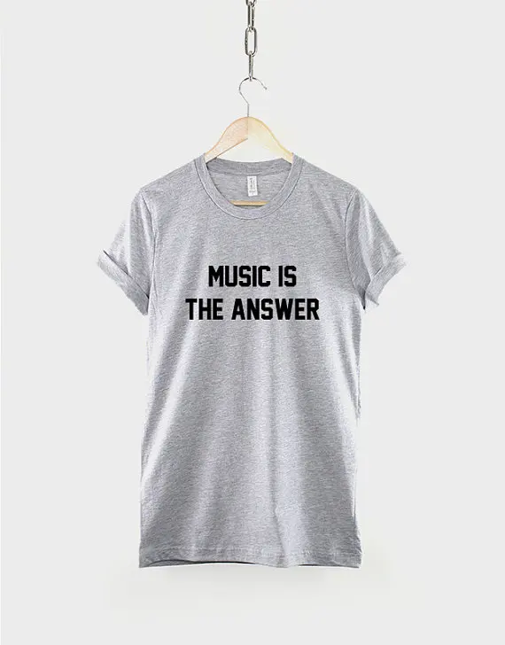 Музыка-лозунг ответа T-Shirt-C081 | Женская одежда