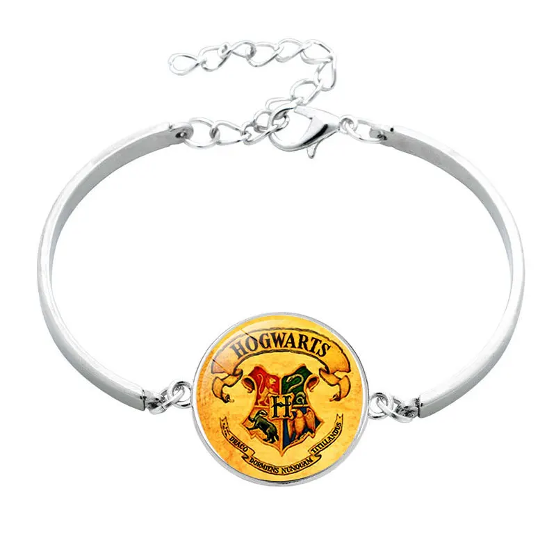 Гарри Волшебная школа Академии значок Фильм стеклянный браслет из кабошона
