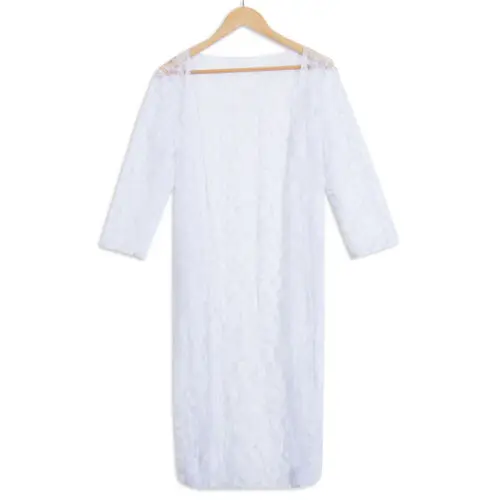 Женское белое кружевное бикини накидка летний кардиган купальник Пляжное