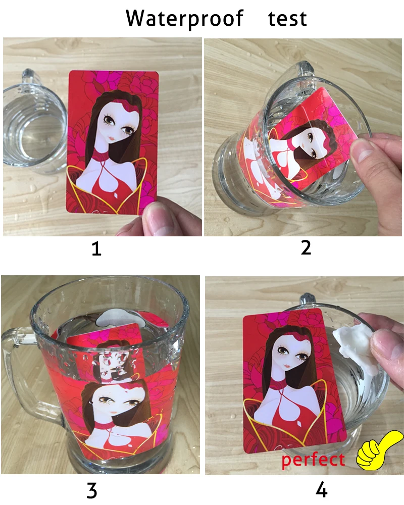 100PCS glossy White Blank inkjet printable PVC Card Waterproof plastic ID business card no chip for Epson Canon printer | Компьютеры и