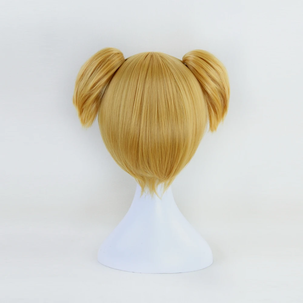 New POP TEAM EPIC Cosplay Wig Costume Play Wigs Yellow Blue Pop Pipi Halloween Costumes Hair Free Shipping High Quality
