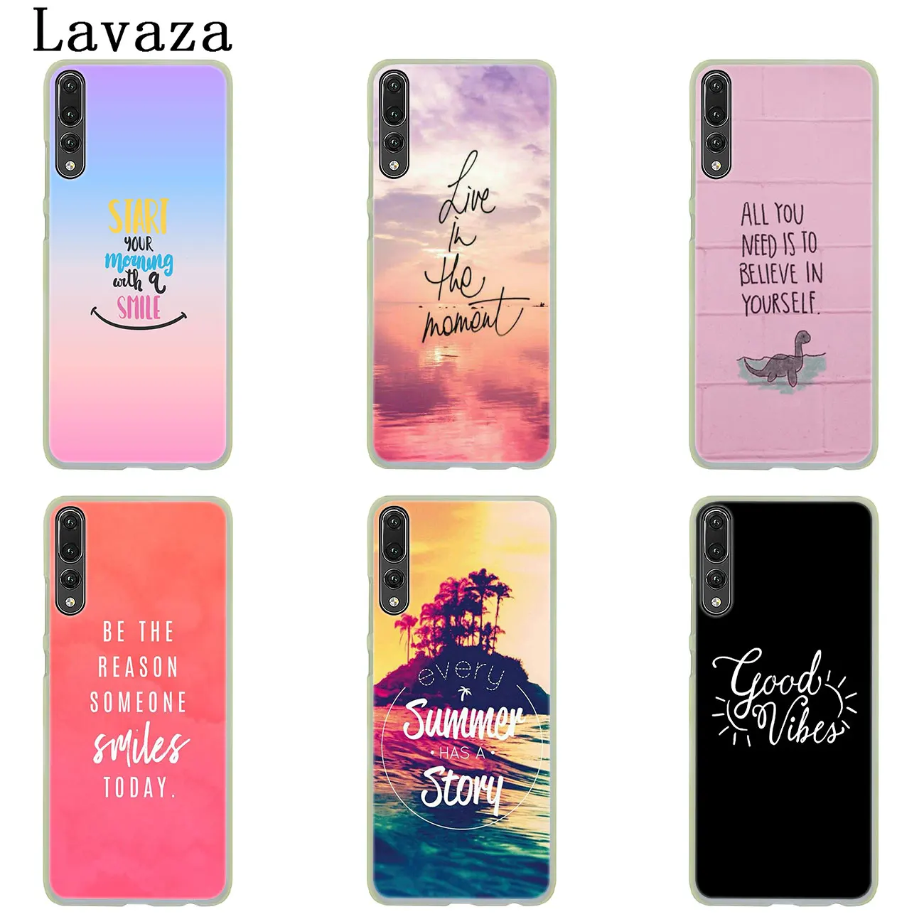 Лаваза пословица фраза девиз Good Vibes Только Love чехол для Huawei P30 P20 P10 P9 Plus P8 Lite Mini 2017 P