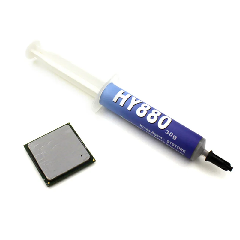 Супер углеродная нано-термопаста HY880 30 г с игольчатым трубчатым напылением для