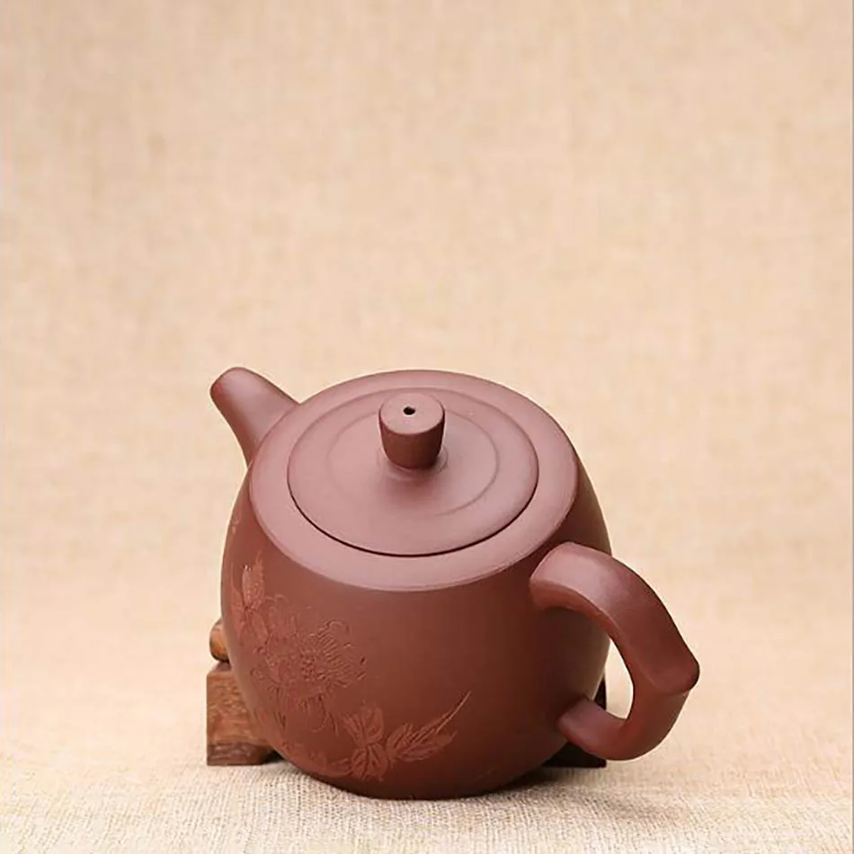 Чайник из исинской глины с ручной гравировкой 300 мл|gift|gift giftsgift flower |