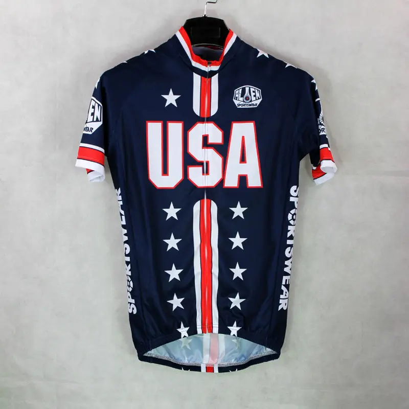 2018 Pro Full zipper Cycling Jersey Comfortable Sleeve Bike/Bicycle Shirt USA Flag ropa SportsWear Clothing | Спорт и развлечения