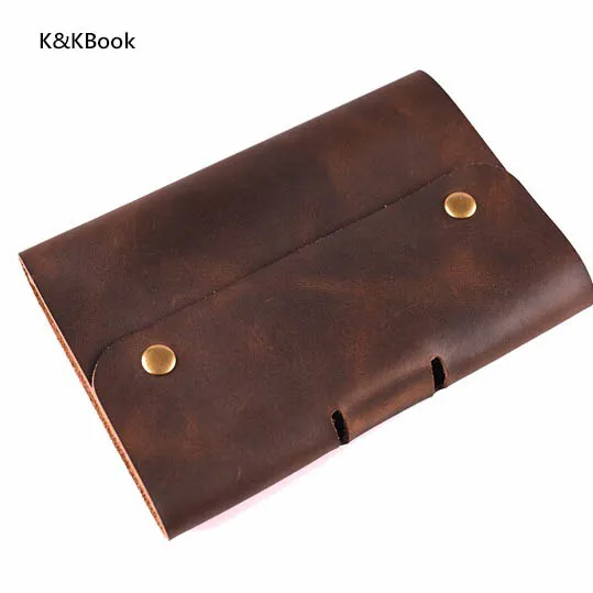 K & KBook блокнот из натуральной кожи с логотипом на заказ А5 А6 винтажный дневник