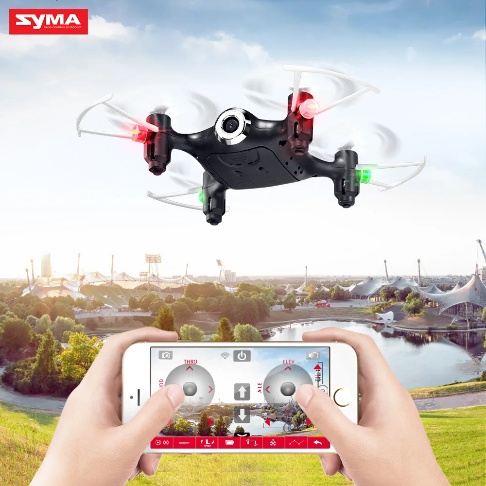 Оригинальный Радиоуправляемый Дрон SYMA X21W с камерой FPV в реальном времени Wifi