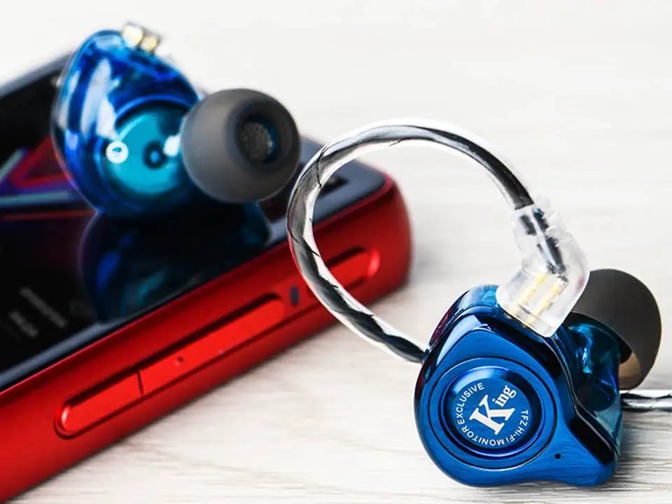 TFZ KING обновленная версия динамического драйвера 2pin 0 78 мм съемные HiFi наушники