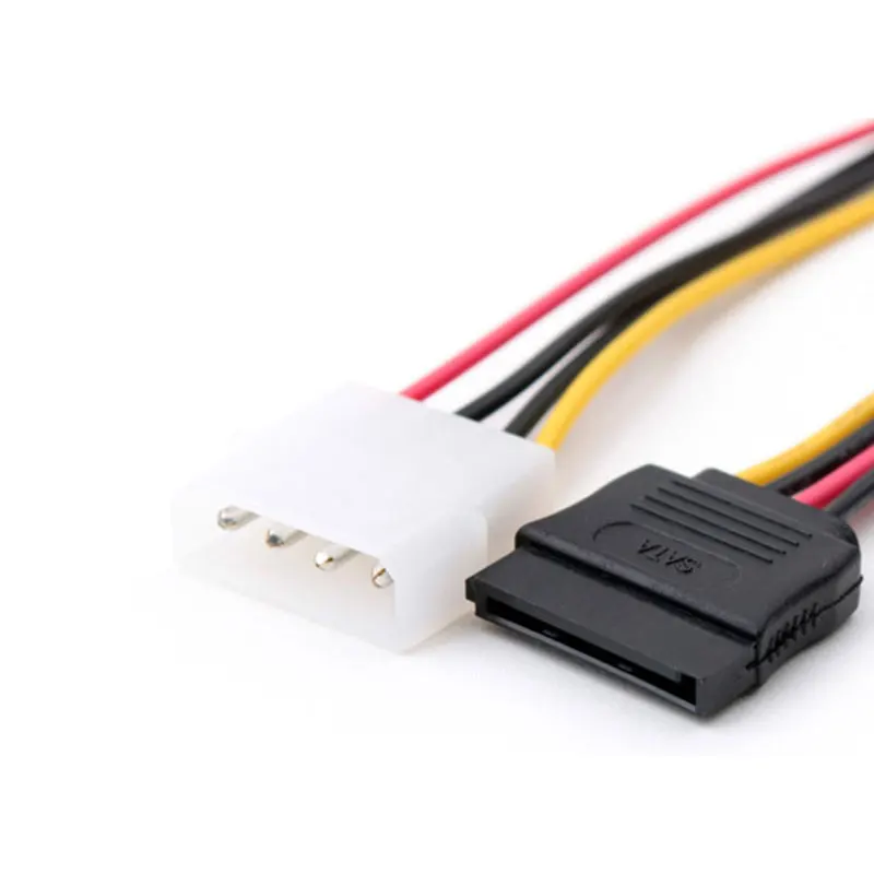 Кабель IDE 4P папа SATA 15P мама 15 см|Компьютерные кабели и разъемы| |