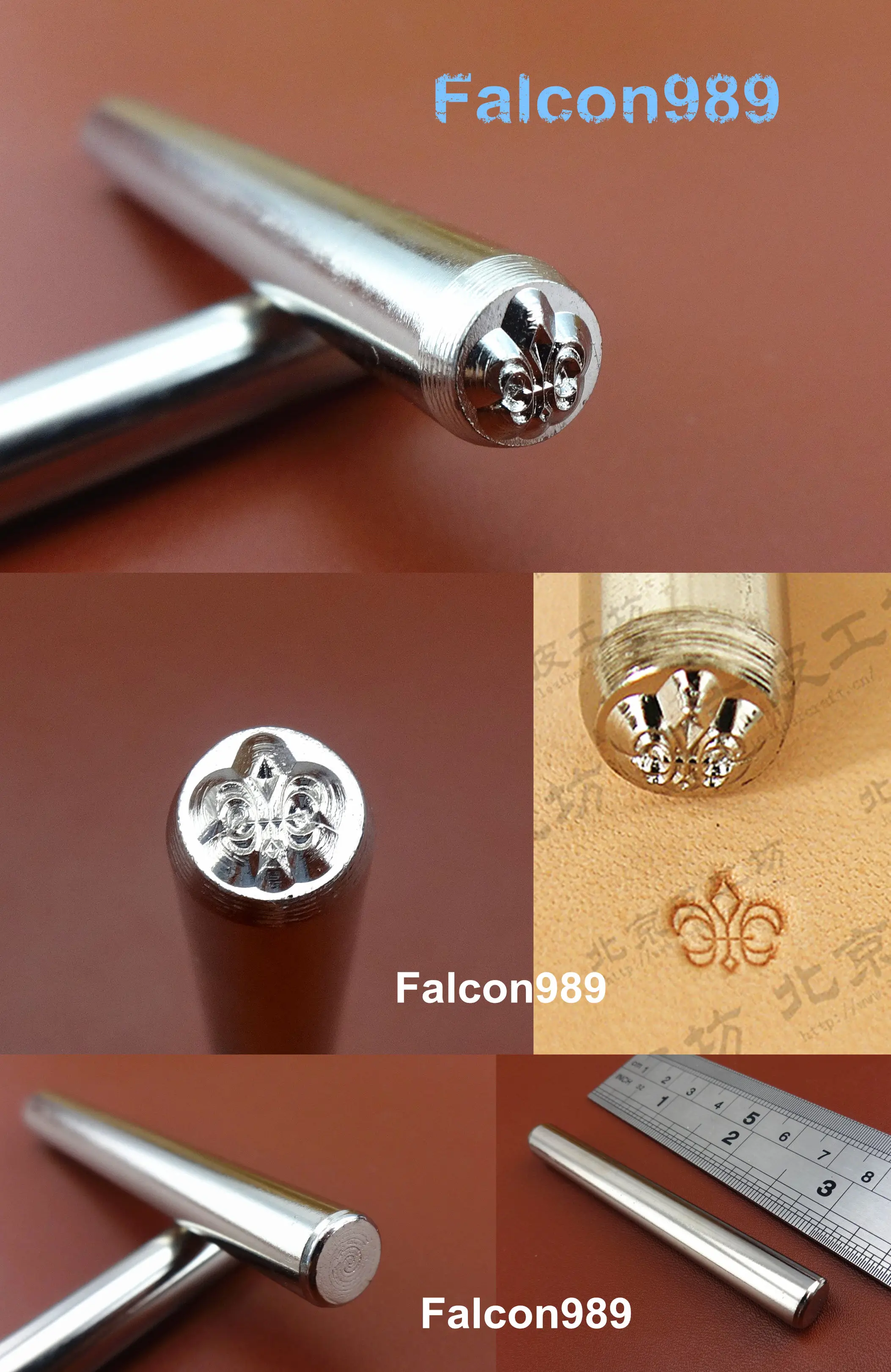 1 шт. стальная резьба по коже искусственная инструмент для стемпера мастер