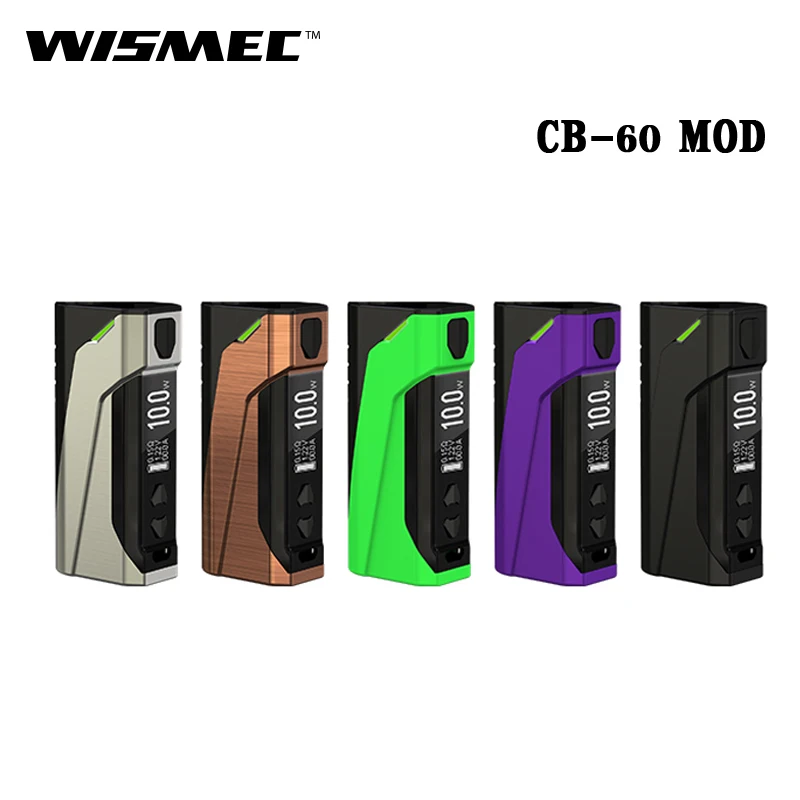 Оригинальный Wismec CB 60 Вт коробка мод 2300 мАч батарея электронная сигарета Vape MTL Vaping