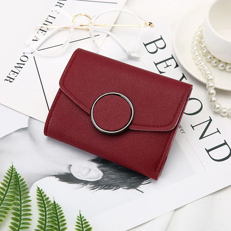 Новинка 2018 Модный женский кошелек клатч на застежке кошельки женская складная