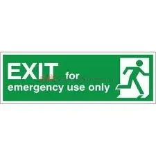 160x50mm EXIT for emergency use only Self adhesive label sticker,product code PL25, free shipping