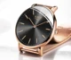 Ultra thin Ladies Watch Brand Luxury Women Watches Waterproof Rose Gold Stainless Steel Quartz Wrist Watch Women montre femme Other Image