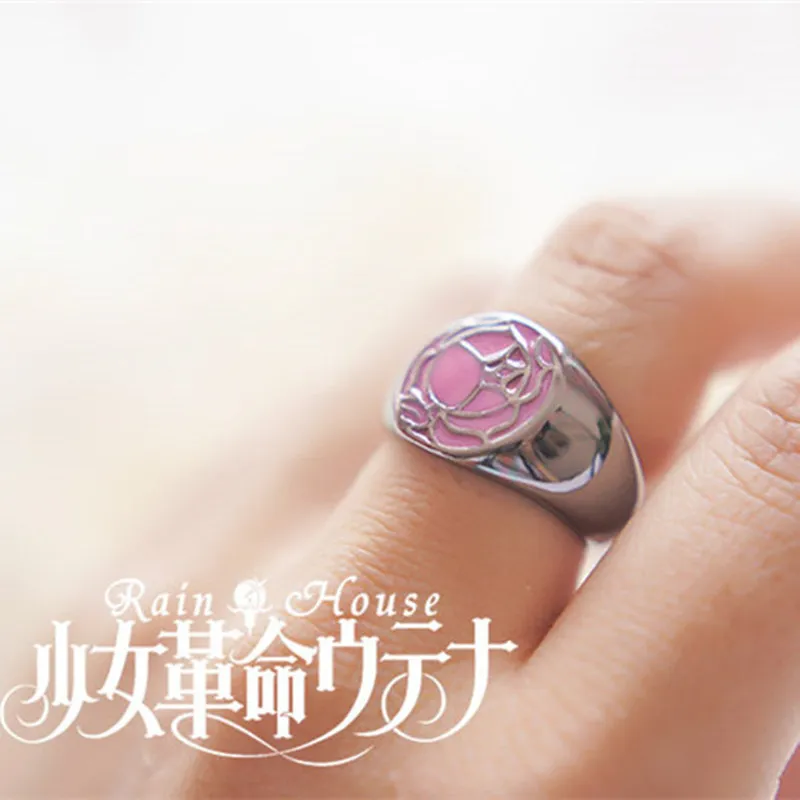 Революционная девушка Utena Tenjo драгоценный камень Косплей Аниме кольцо значок