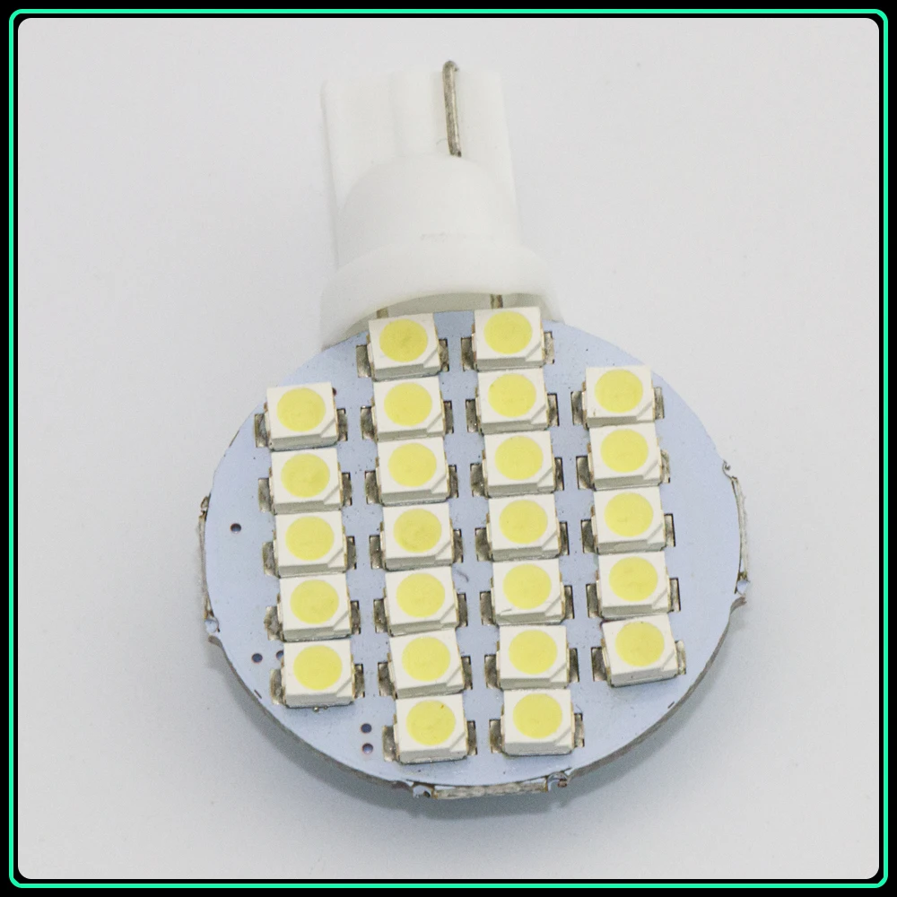 Carsty 2 шт. Белый T10 194 921 W5W 24 SMD 1210 светодиодный панельный светильник для автомобиля RV