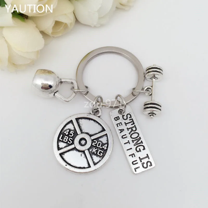 Брелок-брелок для ключей тяжелая атлетика Кроссфит 1 шт. | Украшения и аксессуары