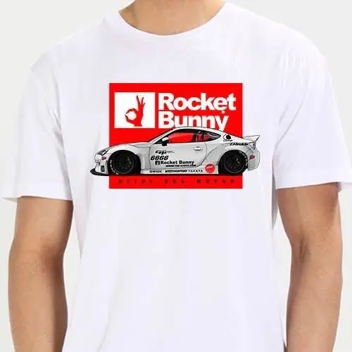 2019 горячие продажи супер модные Camiseta Gt86 Rocket Bunny футболка с изображением