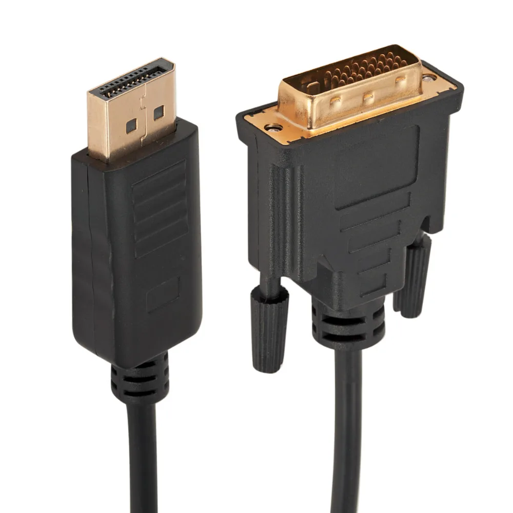 1 8 м DP в DVI конвертер шнур порт дисплея от штекера до 1pin монитор для мужчин адаптер