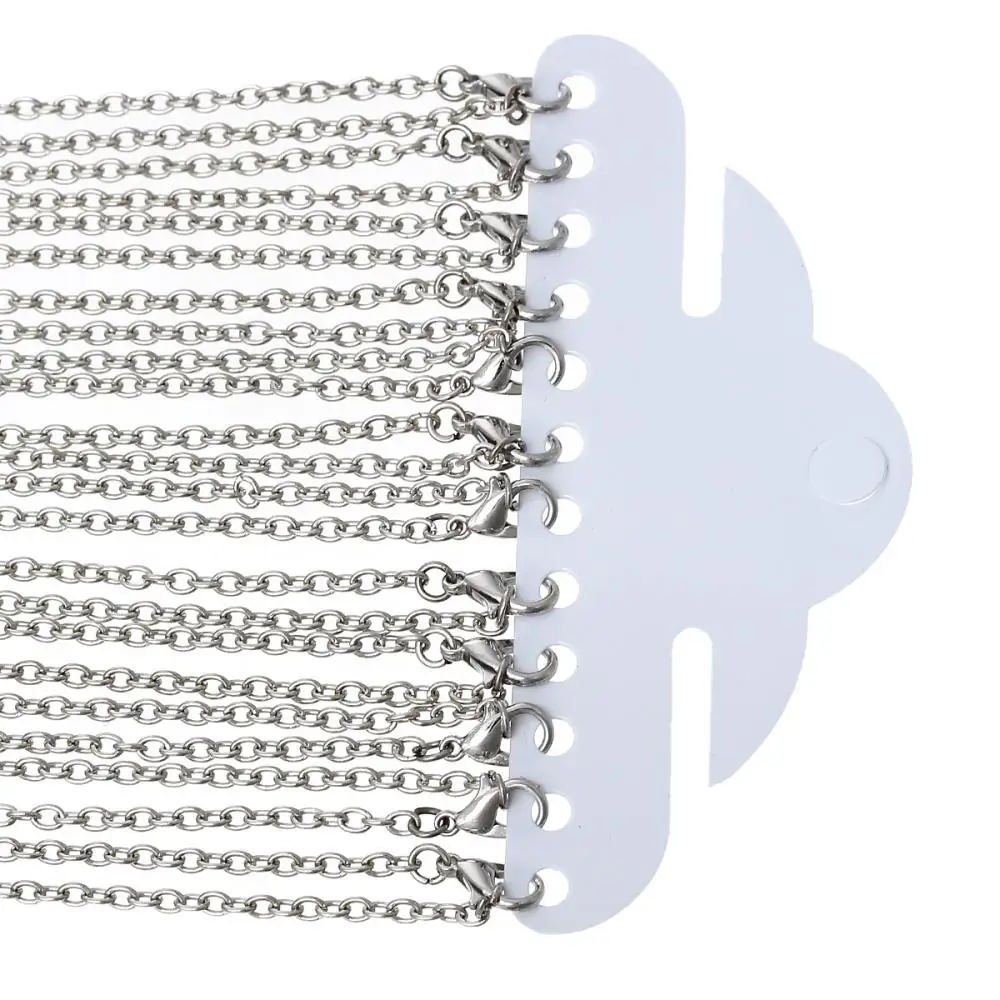 DoreenBeads ювелирные изделия ожерелье тусклые серебряные Кабельные цепи с
