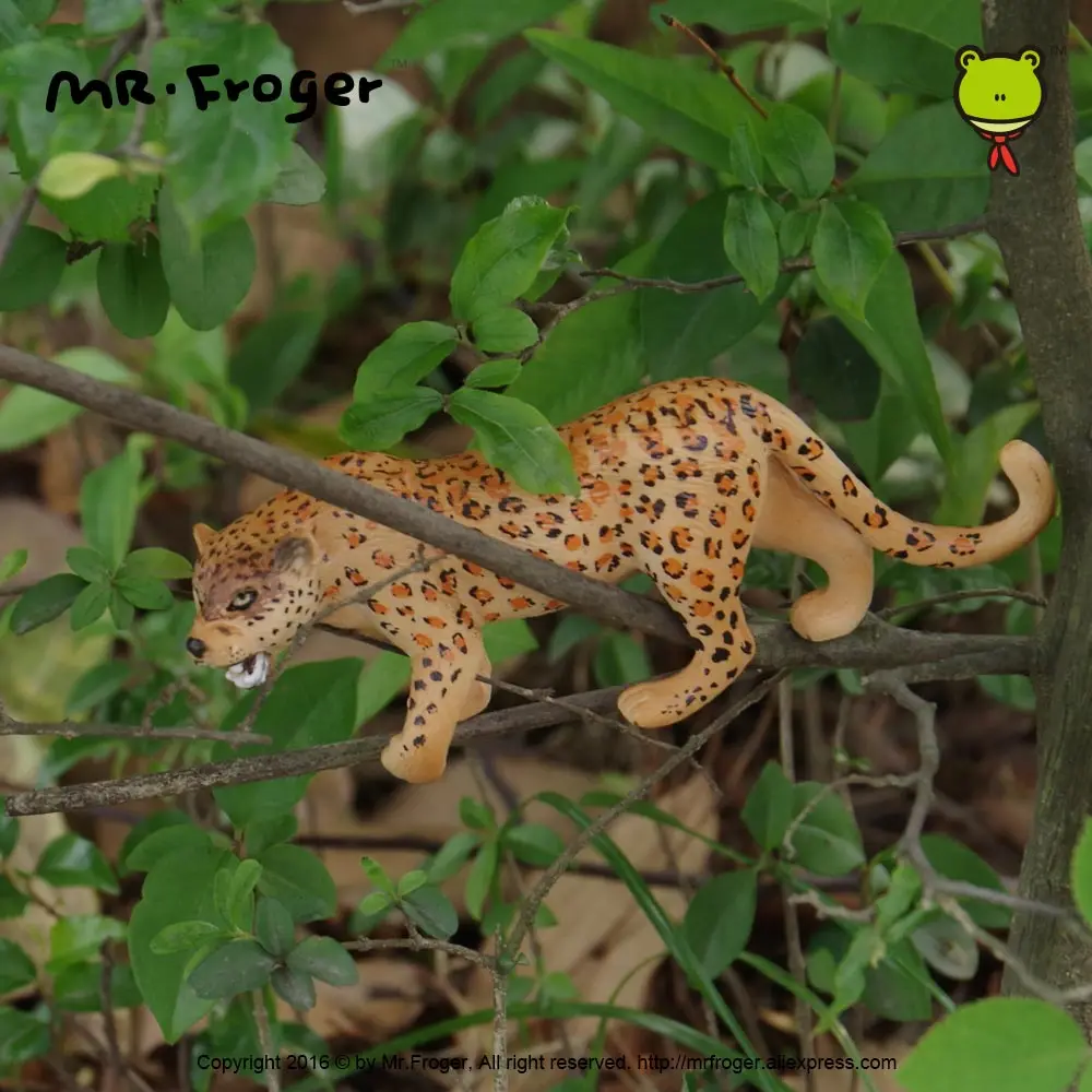 Mr.Froger Гепард модель игрушки дикие животные набор игрушек зоопарк Моделирование