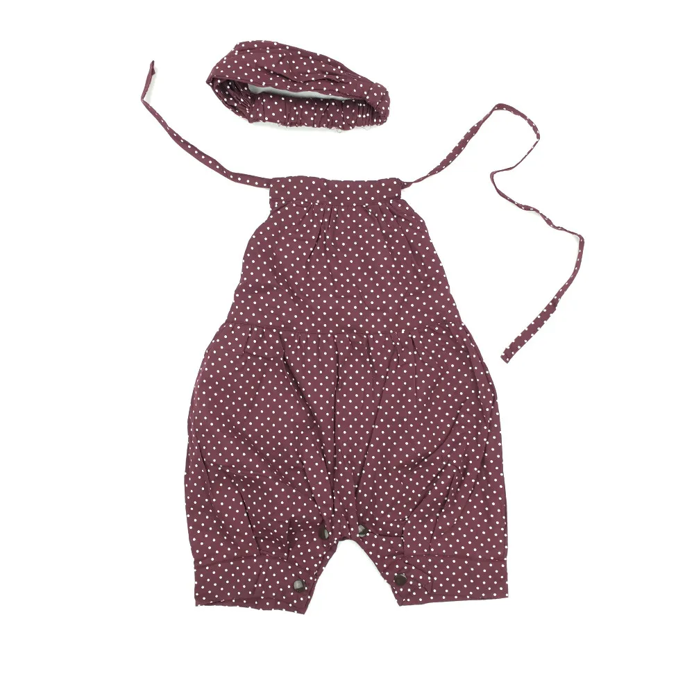 2020 Летний стиль для маленьких девочек s Детский комбинезон Одежда новорожденных