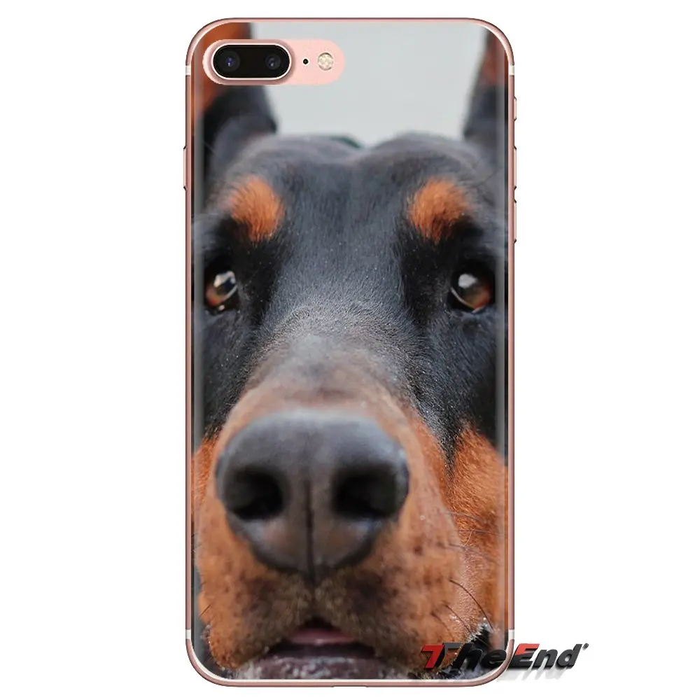 Забавный такса doberman для Sony Xperia Z Z1 Z2 Z3 Z5 compact M2 M4 M5 C4 E3 T3 XA Huawei Mate 7 8 Y3II Чехол
