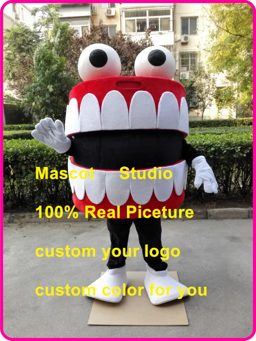 Костюм талисман ротовой полости костюм зубов маскарадный аниме костюмы для
