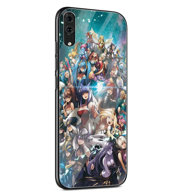 Стеклянный чехол из ТПУ League Of Legends для Huawei P30 P10 P20 P Smart Mate 10 20 Lite Pro Y6 Y9 Honor 7A