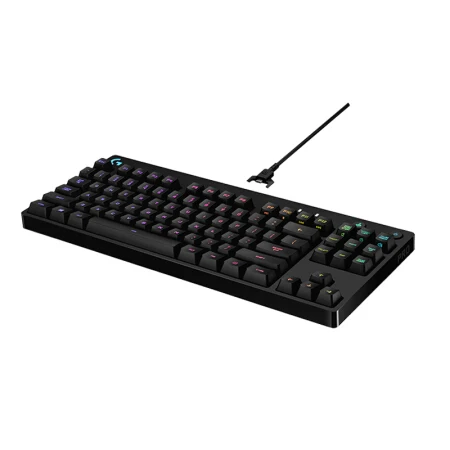 Игровая клавиатура logitech G PRO RGB программируемая проводная USB Подключаемая ROMER-G Omron Switch для игр PUBG DOTA2 MOBA FPS