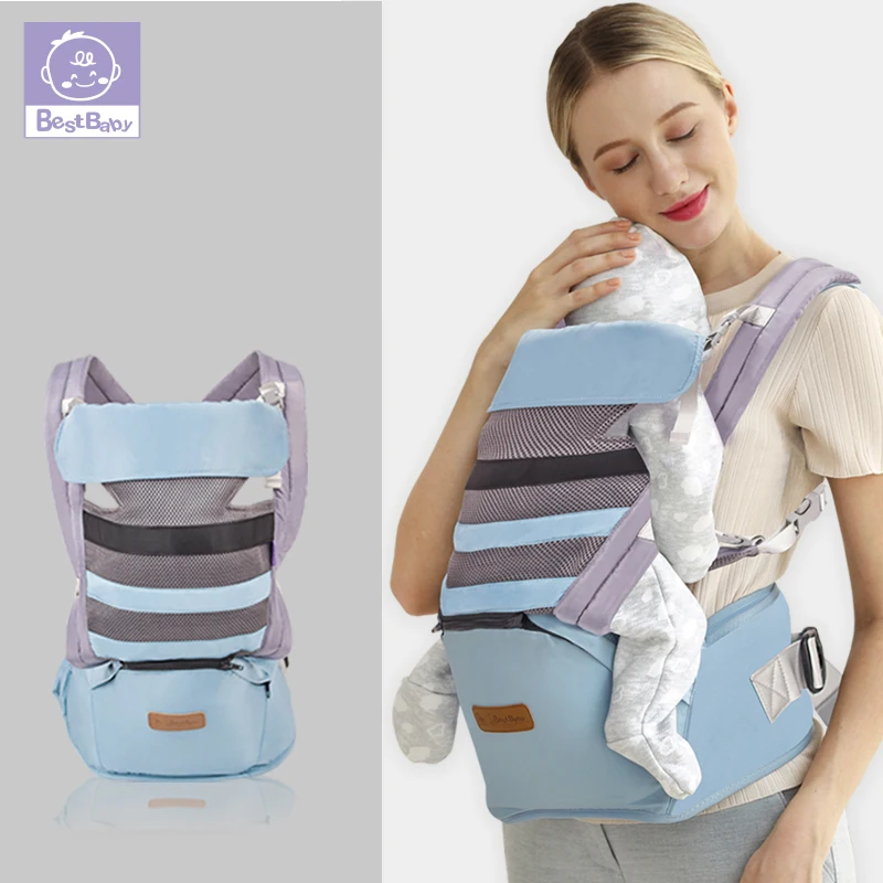 Переноска для младенца слинг три режима многофункциональная дышащая удобная