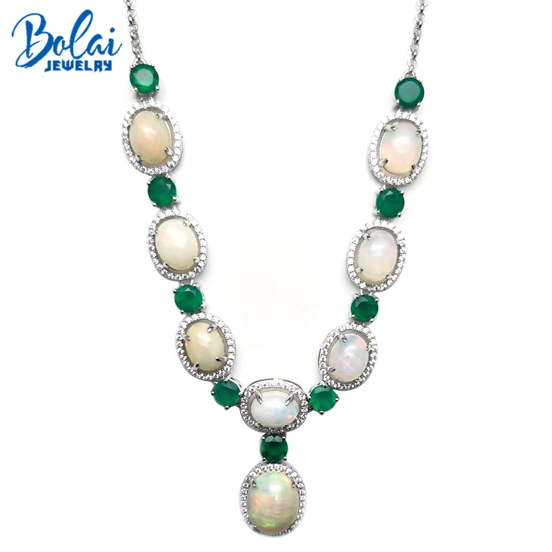 Bolaijewelry роскошное элегантное праздничное ожерелье из натурального фиопийского