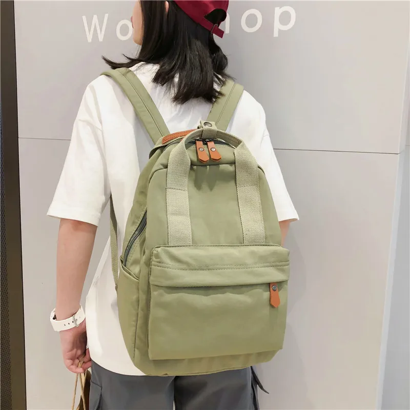 Bag bag female Korean high school students backpack ins wind ancient campus fashion small backpack