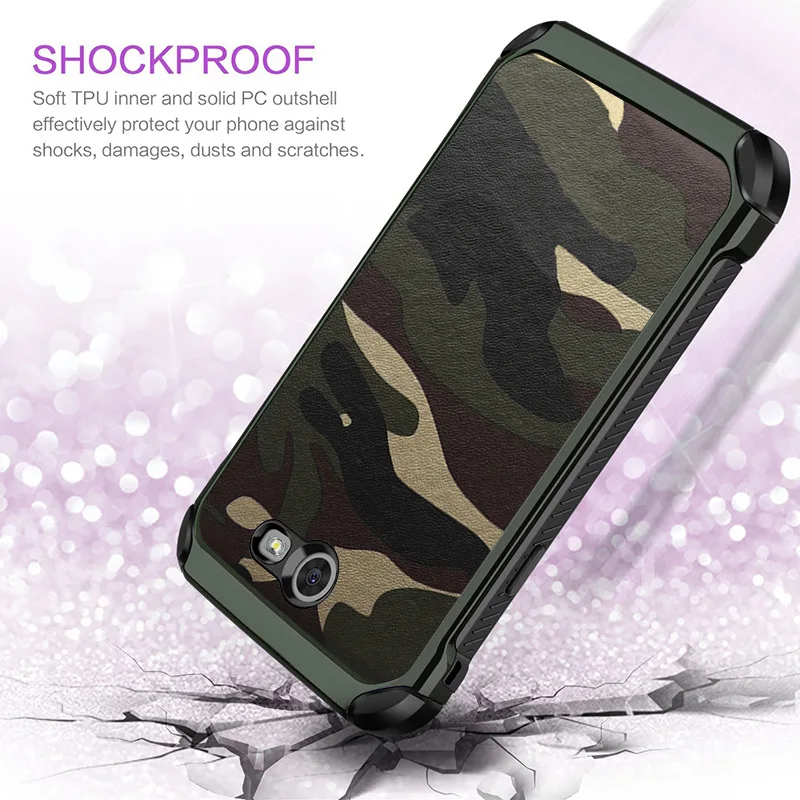 For Samsung Galaxy A3 A7 2017 A6 A5 A8 2018 A9 Star Case Shockproof Armor Ultra Hybrid Rugged Camouflage Cover |