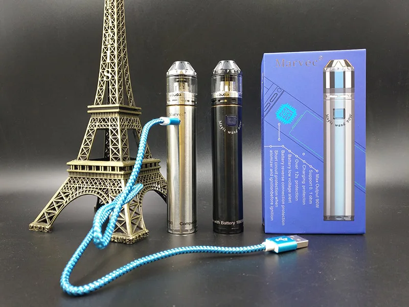Marvec палочка Гоу Starter Kit электронная сигарета Vape ручка с 22 мм Диаметр бак Aomtzier