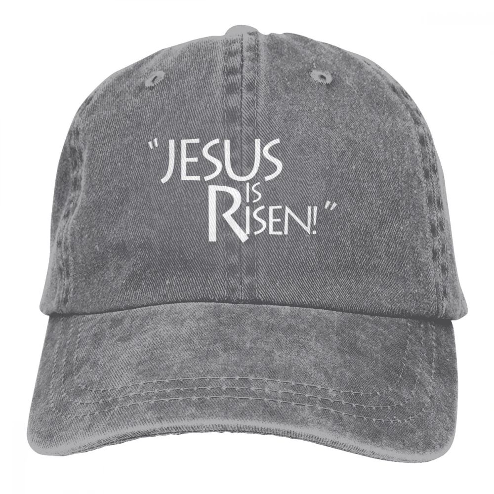 Jesus Is Risen Casquette черные унисекс Мужские Женские джинсовые бейсболка с ремешком