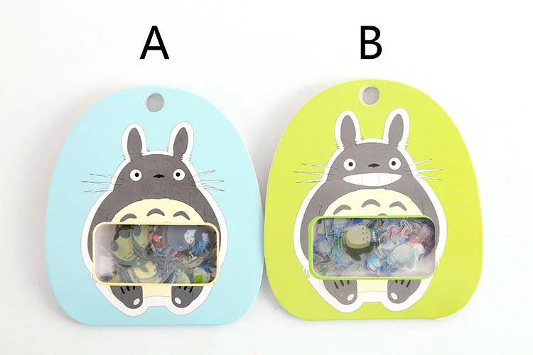 60 шт./упак. Творческий Hayao Miyazaki Totoro Мобильного Декоративные наклейки для