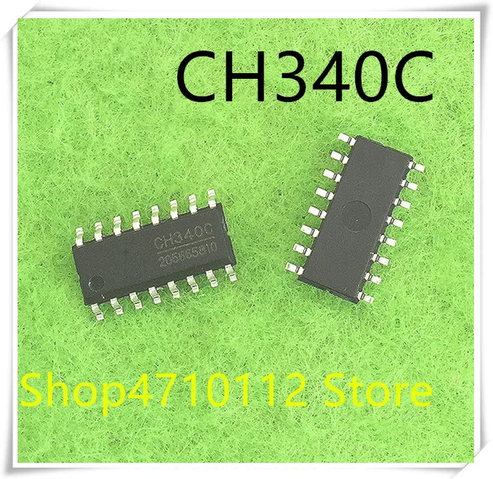 

NEW 10PCS/LOT CH340C CH340 SOP-16 USB Serial chip