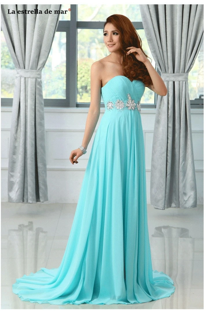 Robe Demoiselle D'honneur Pour Femme ходовой шифон с украшением в виде кристаллов открытыми