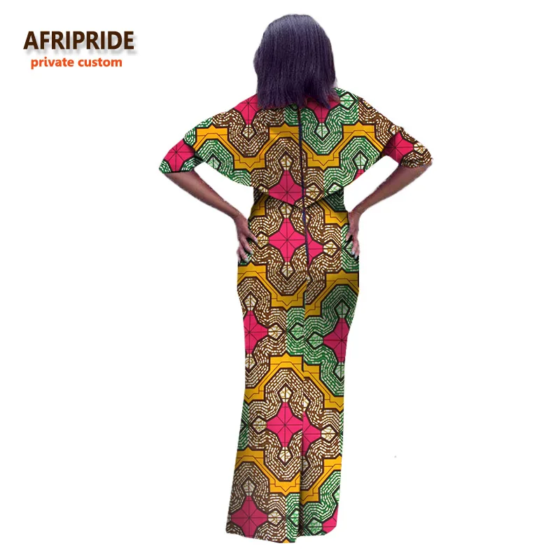 Новое Осеннее Африканское женское платье AFRIPRIDE индивидуальное Платье макси с