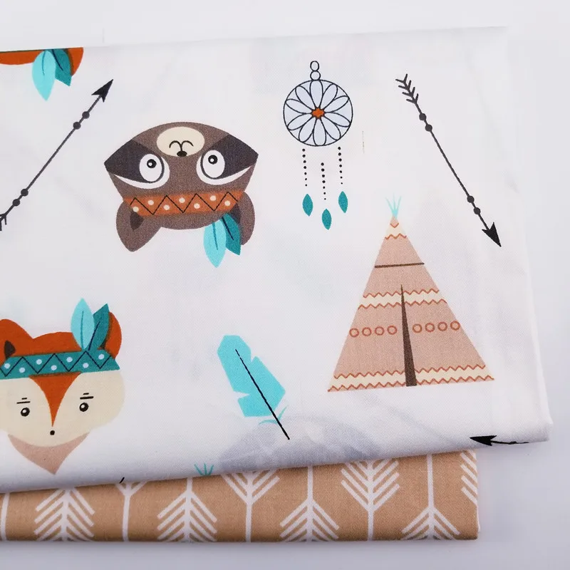 

Cartoon Arrow Printing 100% Cotton Twill Fabric Quilting Textile Cotton Handmade DIY Sewing Children's Clothing Fabric