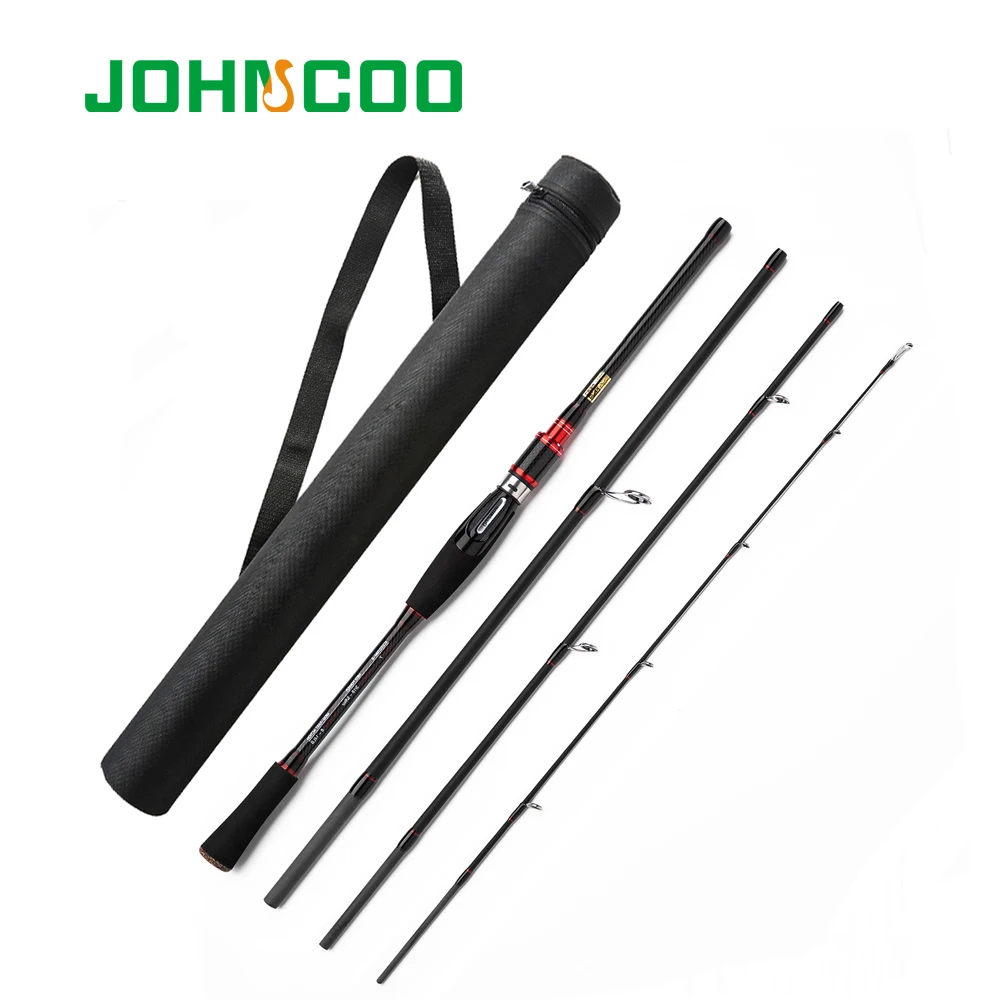 Набор штанг из высокоуглеродного волокна JOHNCOO быстрая сила M спиннинг удочка для