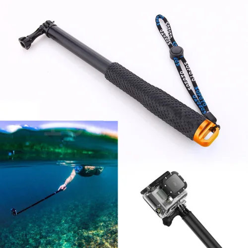Монопод для селфи Gopro 36 ручной монопод GoPro HERO 7 6 5 4 xiaomi yi 4k SJCAM sj4000 sj5000x аксессуары