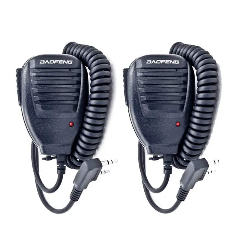 2 шт. BAOFENG динамик микрофон для Pofung UV-5R UV-5RE GT-3 UV-82 BF-F8 KD-C1 AP-100 TK-2206 TK-3107 BF-888S UV-B5 UV-B6